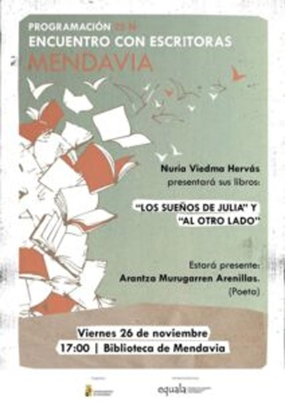 Encuentro con la escritora Nuria Viedma